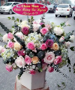 Giỏ Hoa - Chúc Mừng